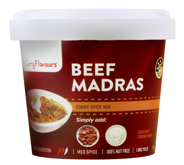 Beef Madras Curry with Beef Madras Masala Spice Mix