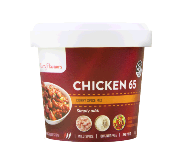 Chicken 65 with Chicken 65 Curry Spice Mix