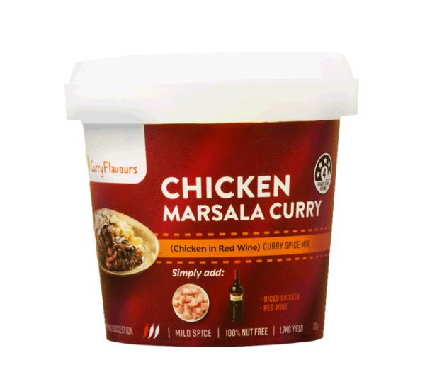 Chicken Marsala with Chicken Curry Spice Mix