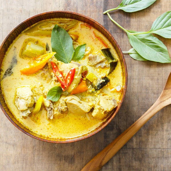 Chicken Curry with Thai Green Chicken Curry Spice Mix